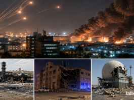 Les États-Unis ont fini de frapper, l’Iran continue de tirer des missiles : le pétrole s’envole, images des dégâts sur les bases du Golfe