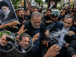Pendant les funérailles de Khamenei : le président et le ministre des Affaires étrangères attaqués dans la rue