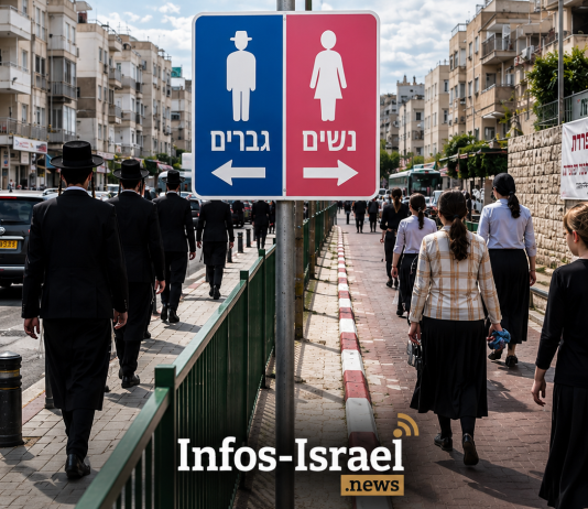 Pour la première fois en Israël : Bné Brak va séparer officiellement ses trottoirs entre hommes et femmes