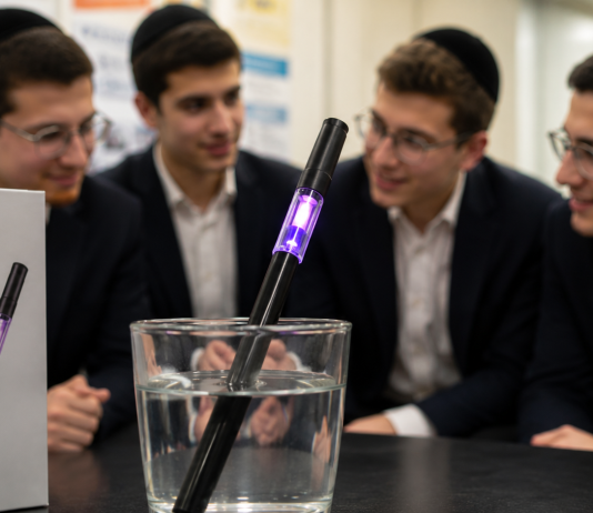 Sans sortir en boîte : des élèves d’une yeshiva ultra-orthodoxe ont mis au point une paille intelligente qui détecte la drogue dans un verre