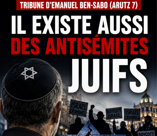 Tribune d’Emanuel Ben-Sabo (Arutz 7) : Il existe aussi des antisémites juifs