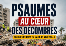 Glaçant : des volontaires de ZAKA ont récité un chapitre des Psaumes au cœur des décombres au Venezuela