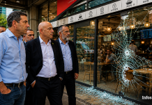 « Le Shabbat appartient à tout le monde » : des maires rendent visite à un commerce vandalisé à Herzliya