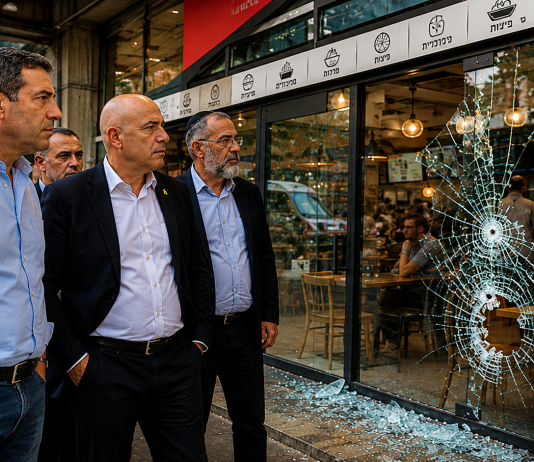 « Le Shabbat appartient à tout le monde » : des maires rendent visite à un commerce vandalisé à Herzliya