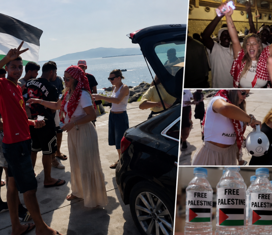 Nourriture ? Eau ? Abri ? Des bénévoles humanitaires importent la politique « Free Palestine » dans la crise migratoire de Ceuta