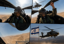 L’armée de l’air israélienne redéploie un escadron d’hélicoptères Apache dans le nord d’Israël pour renforcer la défense des frontières