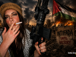 Une influenceuse armée d’un fusil déclare : « Je rejoins l’intifada contre Israël, le plus grand ennemi de l’Amérique »