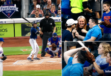 THROWBACK MONDAY : Un Kiddouch Hashem au match Mets-Padres, un jeune orthodoxe réalise une attrape spectaculaire, puis offre la balle à un enfant