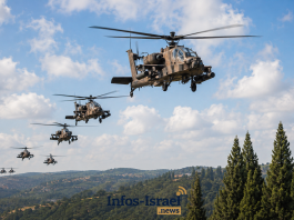 L’escadron israélien d’Apache entame son transfert permanent vers le nord, alors que Tsahal cherche à réduire ses délais de réaction face aux menaces aériennes