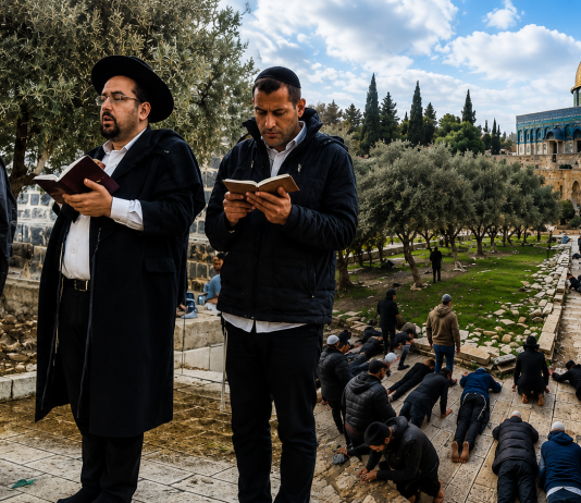 HISTORIQUE : la prière juive s’étend sur le mont du Temple, la police autorise pour la première fois les livres de prières complets