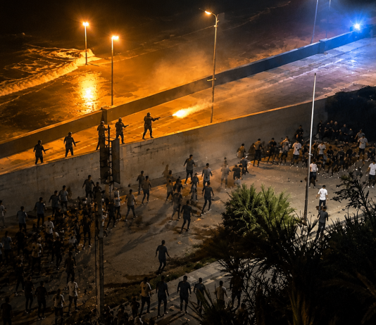 La fete est finie : La police ouvre le feu sur les manifestations migratoires à Ceuta qui dégénèrent en affrontements