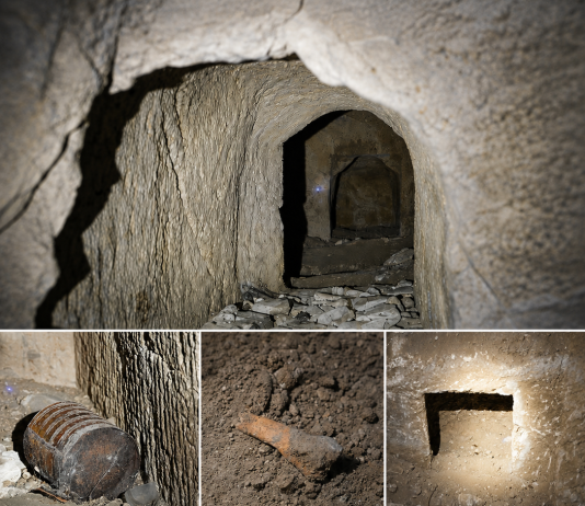 INCROYABLE : Une perquisition de la police des frontières à Jérusalem met au jour une grotte funéraire du Second Temple vieille de 2 000 ans sous un bâtiment