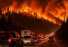 En quelques heures : un immense incendie au Canada a chassé des dizaines de milliers de personnes de chez elles