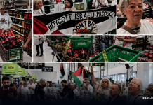 Des militants pro-palestiniens envahissent un supermarché de Londres et vident les rayons de leurs produits