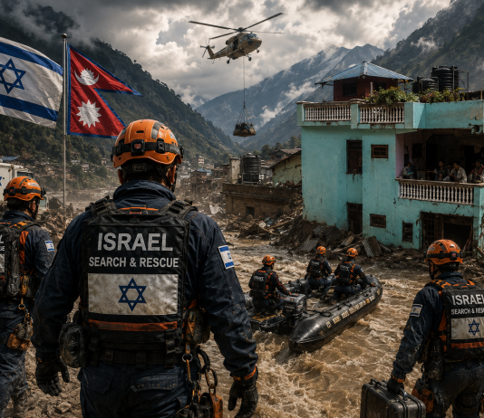 Israël répond une nouvelle fois à l’appel : des équipes de secours se précipitent au Népal ravagé par les inondations
