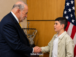 L’enfant israélien qui a bouleversé l’ambassadeur des États-Unis : « Une source d’inspiration » | Vidéo
