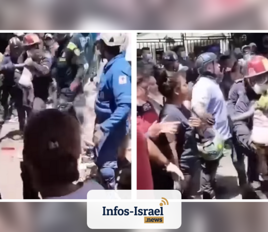 Regardez le miracle : des sauveteurs israéliens libèrent une fillette de 3 ans piégée depuis 100 heures