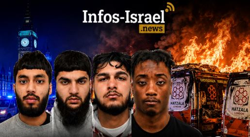 Quatre terroristes djihadistes plaident coupables de l’incendie criminel ayant détruit des ambulances Hatzala à Londres