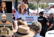 DEUX PISTOLETS, UN POING AMÉRICAIN : Un homme armé arrêté après avoir foncé vers la candidate juive de l’Ohio