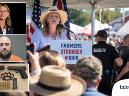 DEUX PISTOLETS, UN POING AMÉRICAIN : Un homme armé arrêté après avoir foncé vers la candidate juive de l’Ohio
