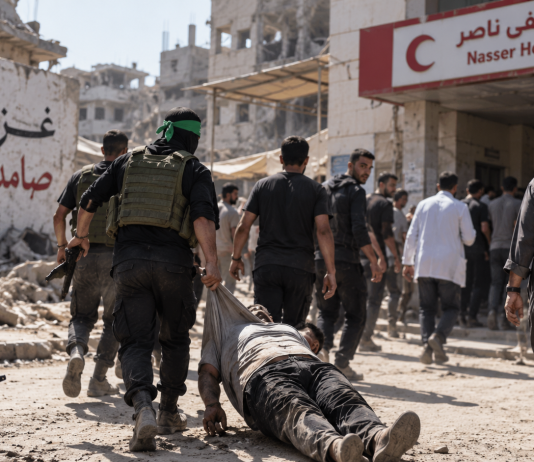 Un militant palestinien anti-Hamas accuse le mouvement d’avoir abattu des civils et de les avoir traînés vers l’hôpital Nasser