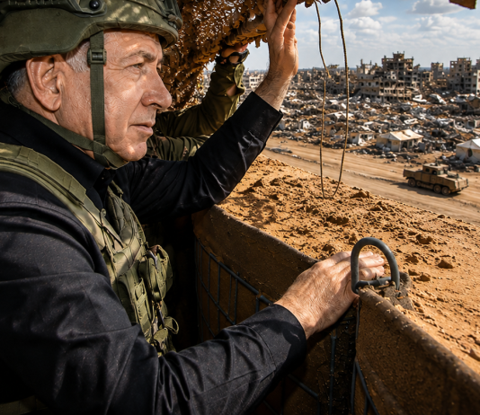 Netanyahou en visite sur la ligne jaune à Gaza : « Nous contrôlons le terrain, nous ne nous retirons pas et nous parviendrons à la démilitarisation de la bande »